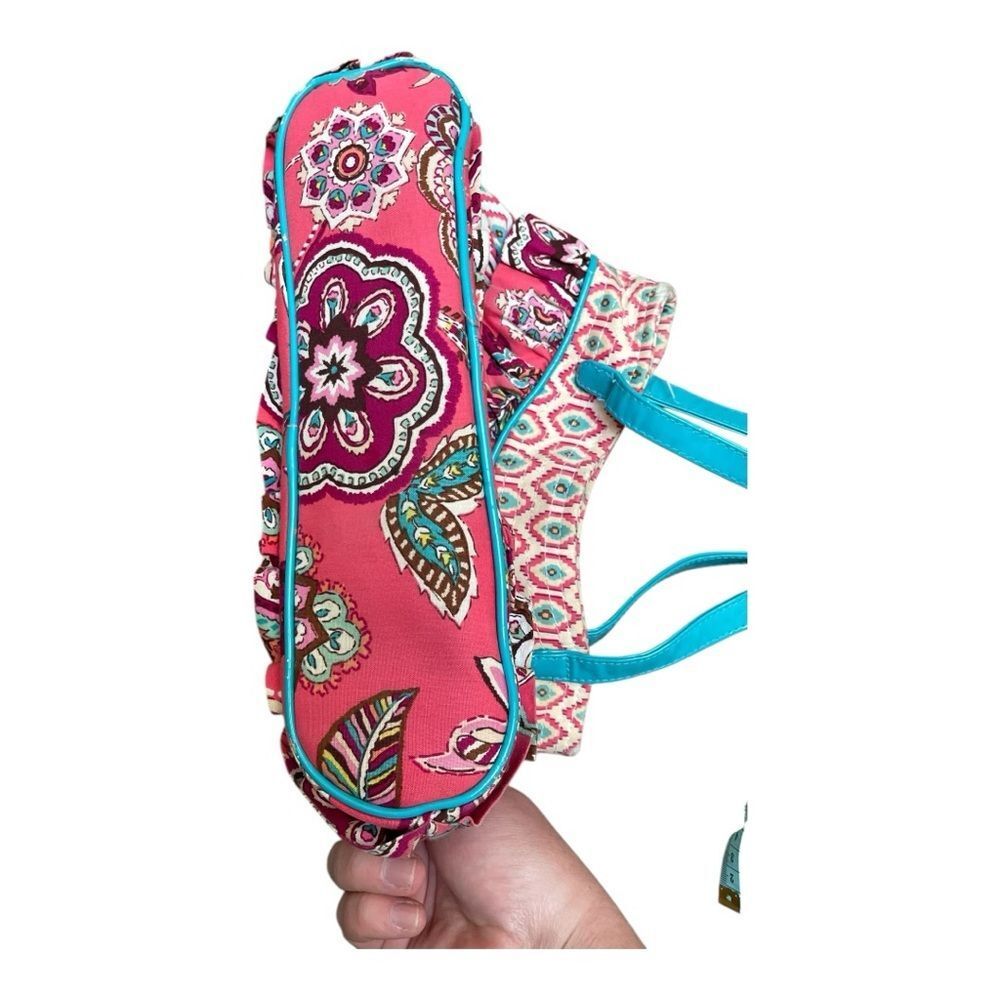 VERA BRADLEY Cha Cha Bag Hand/Shoulder Purse Floral Multicolor Pink - Picture 8 of 9
